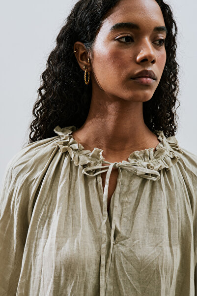 Manuka ΦΟΡΕΜΑ ΦΟΡΕΜΑ ΠΛΑΤΟΣ ΛΕΝΤΕΝ ΠΡΑΣΙΝΟ