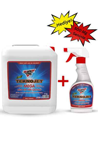 TEKNOJET MEGA AĞIR KİR YAĞ ÇÖZÜCÜ 5KG