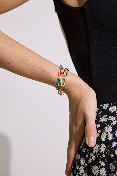 Manuka Colora standart bracelet with colored zircon stones