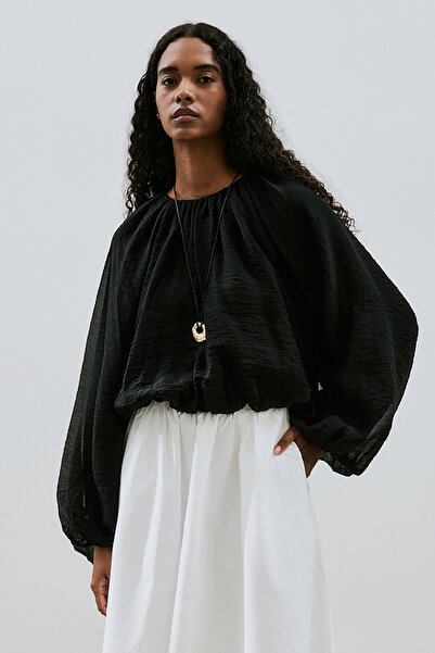 Manuka Balloon Form Kisa Bluz Black