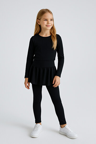 Beniizle Girl's Skirted Sports Suit