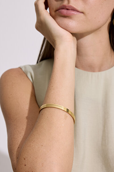 Manuka Three piece bracelet gold