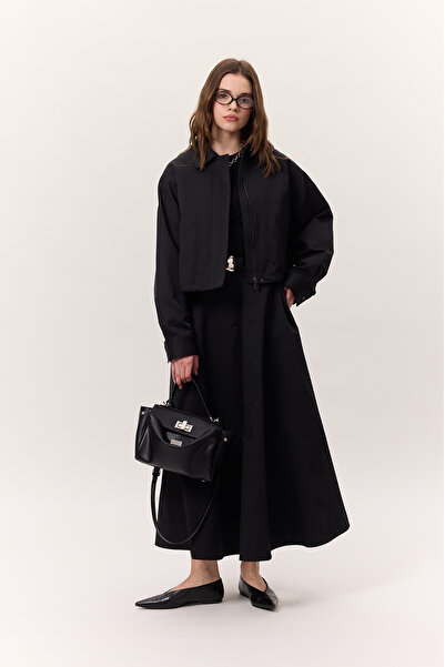 Manuka Черно първокласно яке с цип