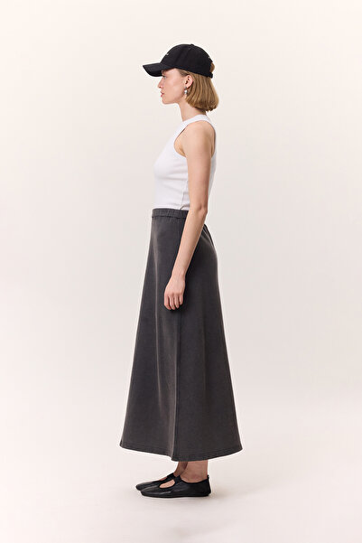 Manuka YIKAMA EFEKTLİ ÇAN ETEK ANTRASİT