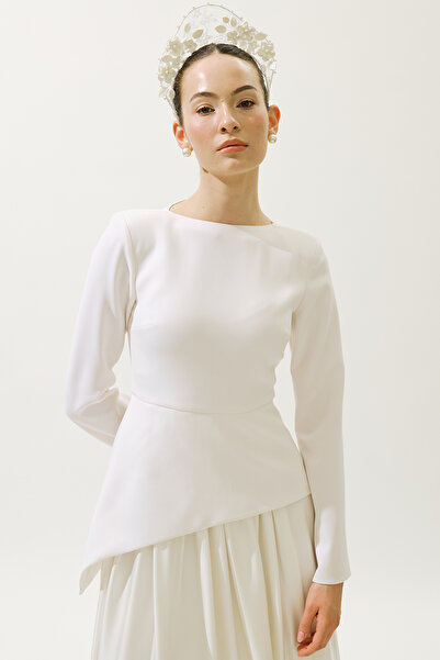 Manuka Annita Evening Dress Ecru