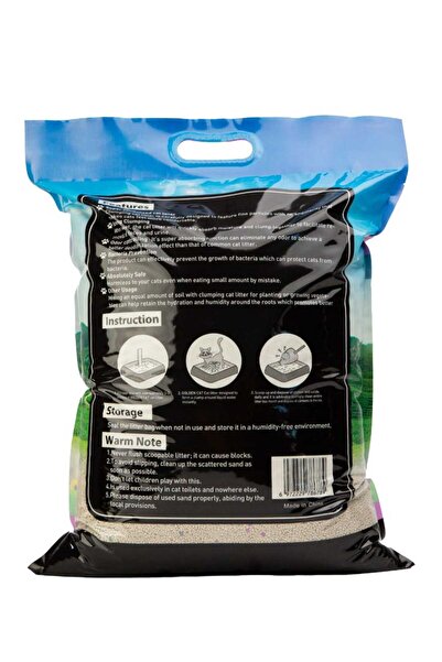 Golden cat Cat Litter, Clumping 10 L, 100% Natural Bentonite, Dust Free, Coffee Scented - 8 kg