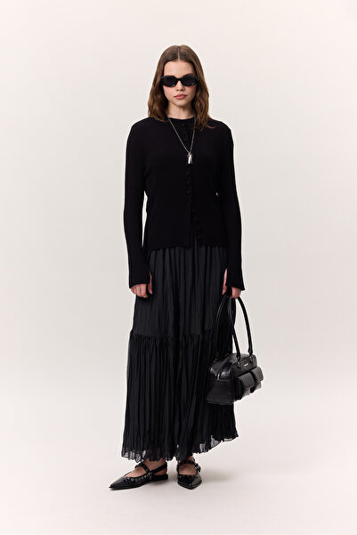 Manuka CRUSH ПІСЕЛЬНА ДОВГА СПІДНИЦЯ СИНЯ