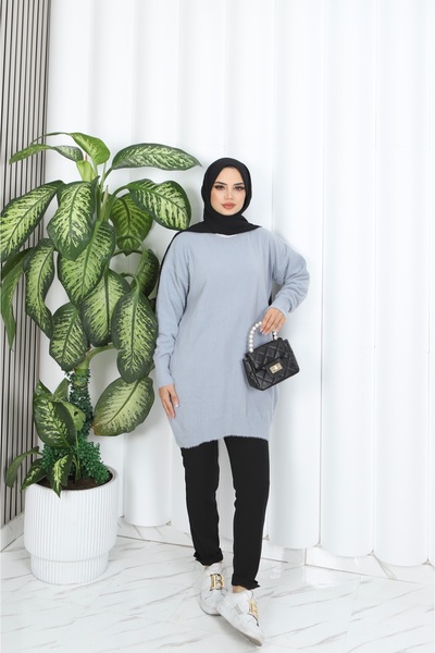 NİSUM MODA NİSUM bradata tunika ovalnog kroja sa vezicama