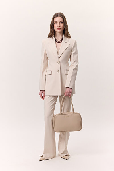 Manuka PREMIUM FLARE PAÇA FIT PANTOLON TAŞ