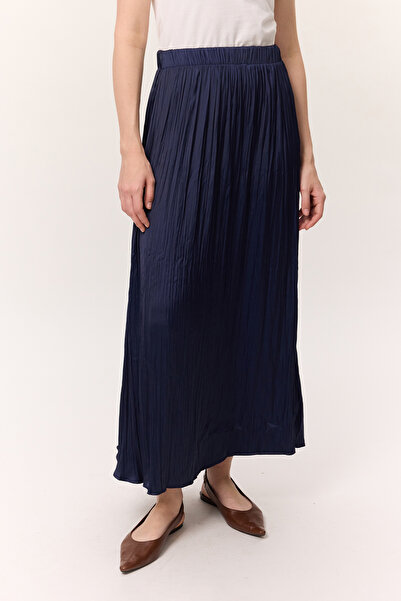 Manuka FUSTA CRUSH SATIN ALBASTRU ÎNCHIS