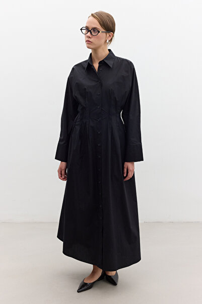 Manuka ŠATY DO KÁMENOVÉ KÁMENOVÉ ČERNÉ