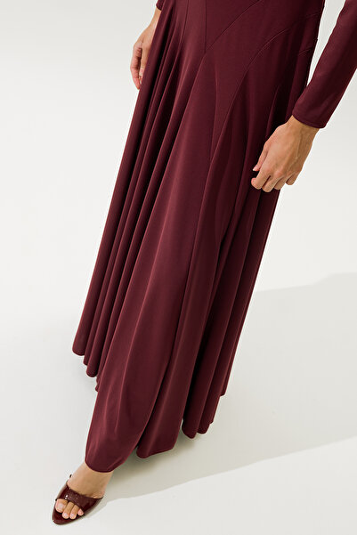 Manuka Asia Evening Dress Bordo