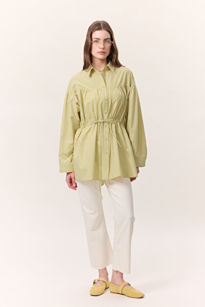 Manuka Yellow Detailed Tunic Bow Tie