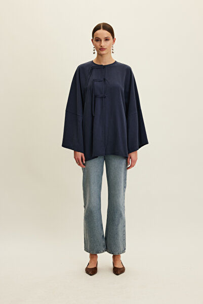 Manuka Sötétkék ing - nyakkendővel