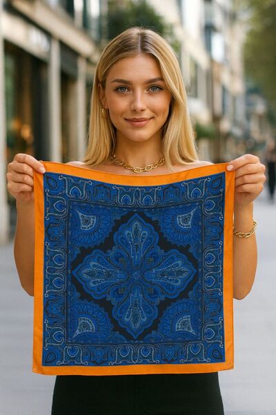 Axesoire 12438 Bandana din satin cu model Etro
