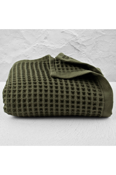 Püskül Tekstil Розкішний банний рушник 1 шт., вафельне плетіння, 100% бавовна, висока якість, швидковисихаючі банні рушники