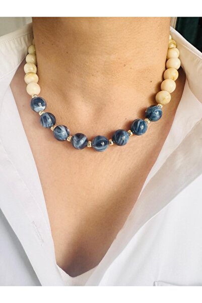 DEVİ fashion Bead necklace 45 cm
