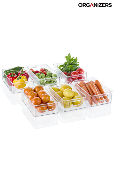 ORGANİZERS 6pcs Refrigerator Storage Bins – BPA Free