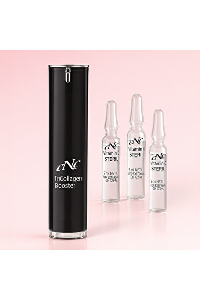 CNC Cosmetic سي إن سي تري كولاجين بوستر 50 مل + 3 × 2 مل سيروم فيتامين سي