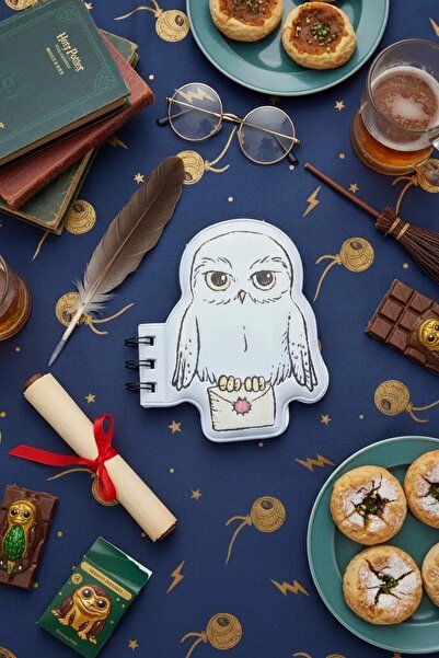Miniso Harry Potter Lisanslı Hedwig  Telli Not Defteri (80 Yaprak)