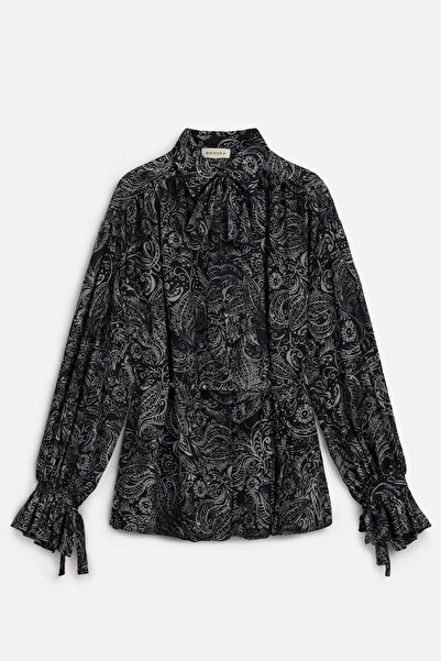 Manuka Δέσιμο πουκάμισο με σχέδιο Freesia