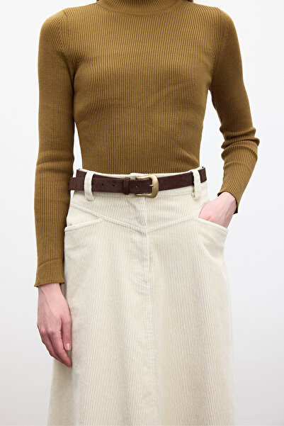 Manuka FİTİLLİ KADİFE UZUN ETEK VANİLYA