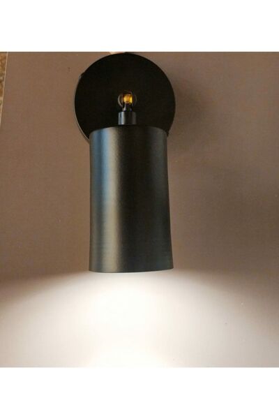 Tel Lighting Siyah Gu10 Tekli Spot Aydınlatma Aplik (AMPÜL DAHİL)