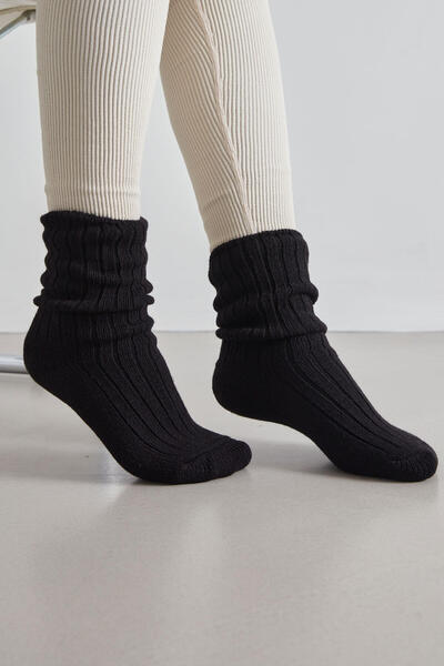Manuka THICK WINTER SOCKS BLACK