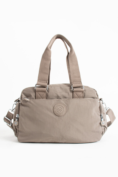 Sanmorris Kadın Paraşüt Kumaş 4 Bölmeli Çarpraz Askılı El Ve Omuz Çantası