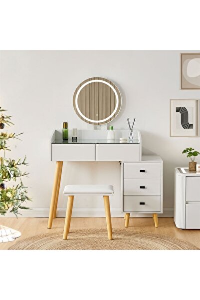 KURLUMOBİLYA Işıklı makyaj masası