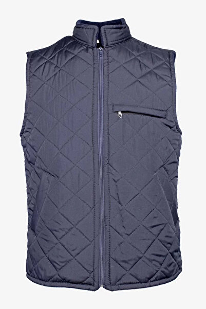 PayBuy Winter Men's Vest Quilted Work Safety Micro Patterned Vest Double Pocket Underwear Protective