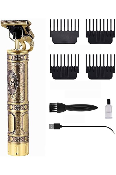 Zenorius Aparat Tuns Profesionist T9 – Trimmer Electric Reîncărcabil, Display LED, USB, 4 Capete Reglabile