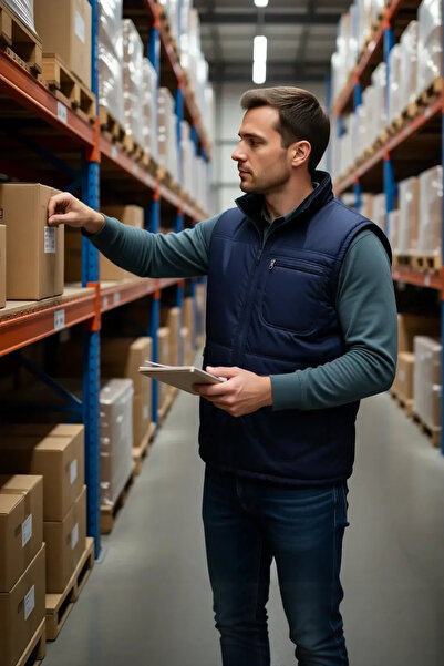 PayBuy Winter Fleece-Lined Vest Work Safety and Outdoor Micro-Comfortable Functional Design Inside