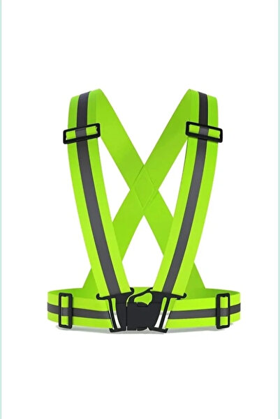 PayBuy Neon Warning Vest Safety Belt Vest with Buckle Practical Flexible Fabric
