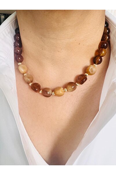 DEVİ fashion Bead necklace 45 cm