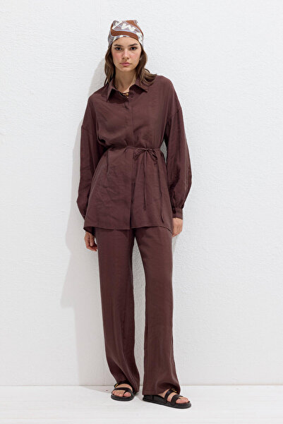 Manuka Modal Comfortable Shirt Brown