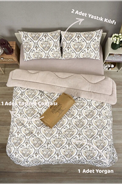 Sudemhome Double Wellsoft Double-Sided Quilt and Pillowcase Set