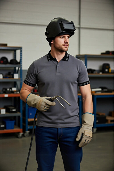 PayBuy Men's Polo Neck Tshirt Cotton Breathable Biloba Shirt for Stylish Dail...