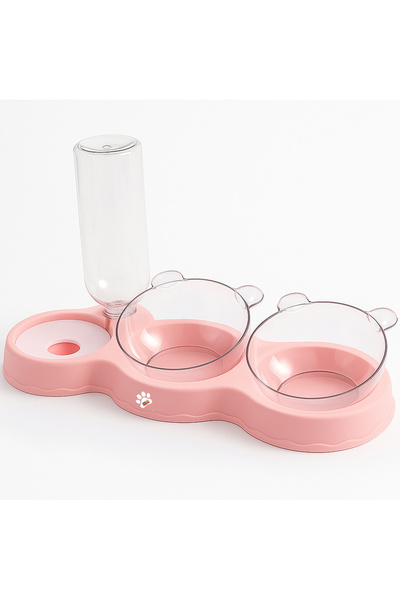 Linomag Ορθοπεδικό διπλό μπολ για γάτες με αυτόματη αναπλήρωση νερού, Linomag...