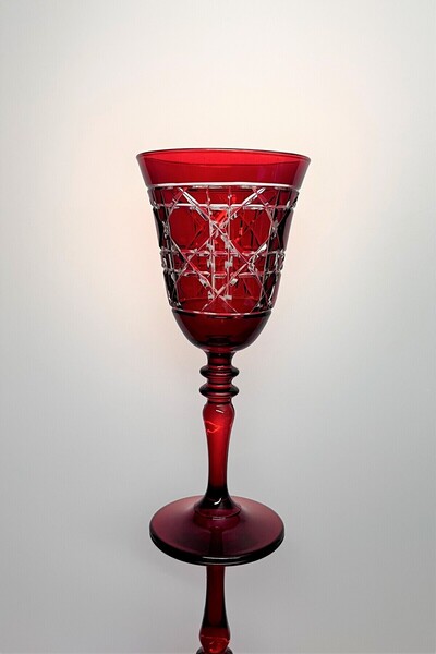 DECOSTYLE Gloria El Kesmesi Renkli Kadeh Bardak 270 cc