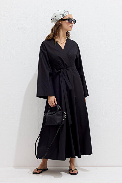 Manuka Černé prémiové dvouřadé šaty