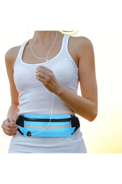TATA CRAFT KOŞU FITNESS SPOR BEL ÇANTASI KULAKLIK ÇIKIŞLI
