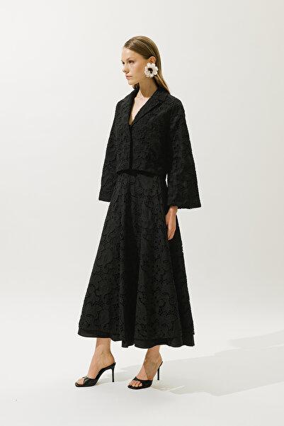 Manuka Лимитирано черно дантелено яке