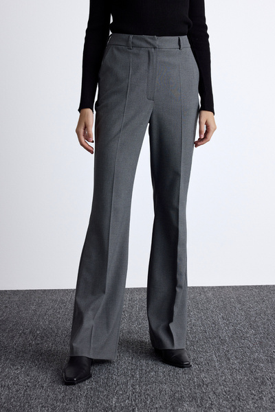 Manuka FLARE PAÇA KLASİK PANTOLON GRİ