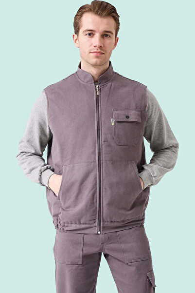 PayBuy Winter Gabardine Vest Men's Work Safety Galanthus Outdoor Warm-Keeping Windproof