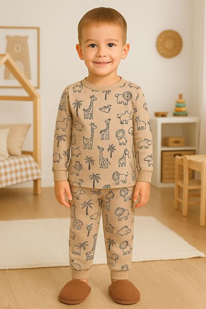 BEBEĞİME ÇORAP Set de pijamale pentru băiat cu mânecă lungă