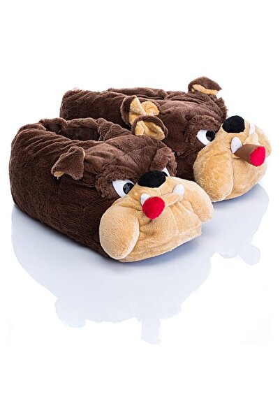 Twigy Brown Men's House Slippers Tw Bulldog