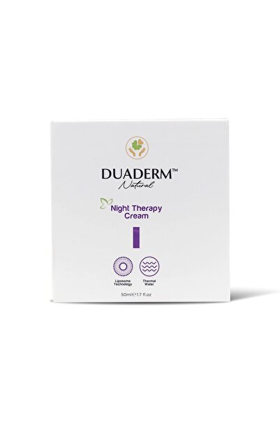 Duaderm Kırışıklık Karşıtı, Onarıcı Gece Kremi (Lipozomal Vit C & Vit A Petinyl Palmitate) 50 ml