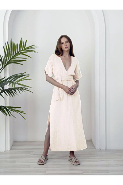 Perky Moth فستان نسائي من الموسلين بطبقتين، 100% قطن، مريح للاستخدام اليومي، ...