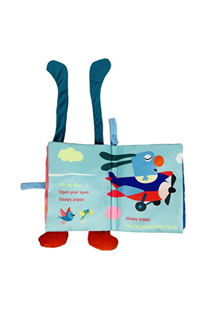 Empria Carte senzoriala bebe, cu picioruse, educativa pentru bebelusi, 18.5 x 15 x 3 cm, Empria, Catel